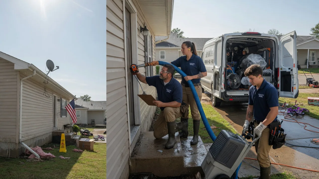 Ceiling Water Damage Restoration in Tomah, WI near me